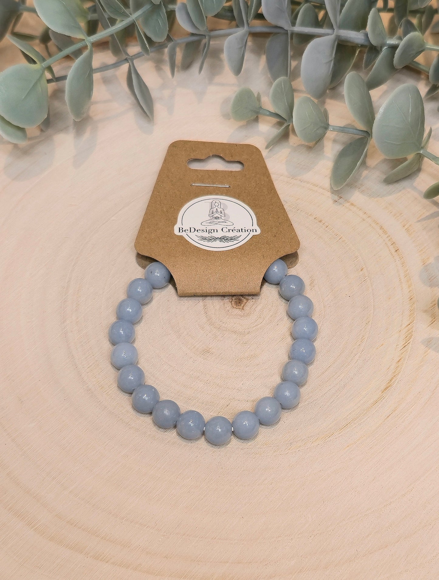 Bracelet Angélite 8mm