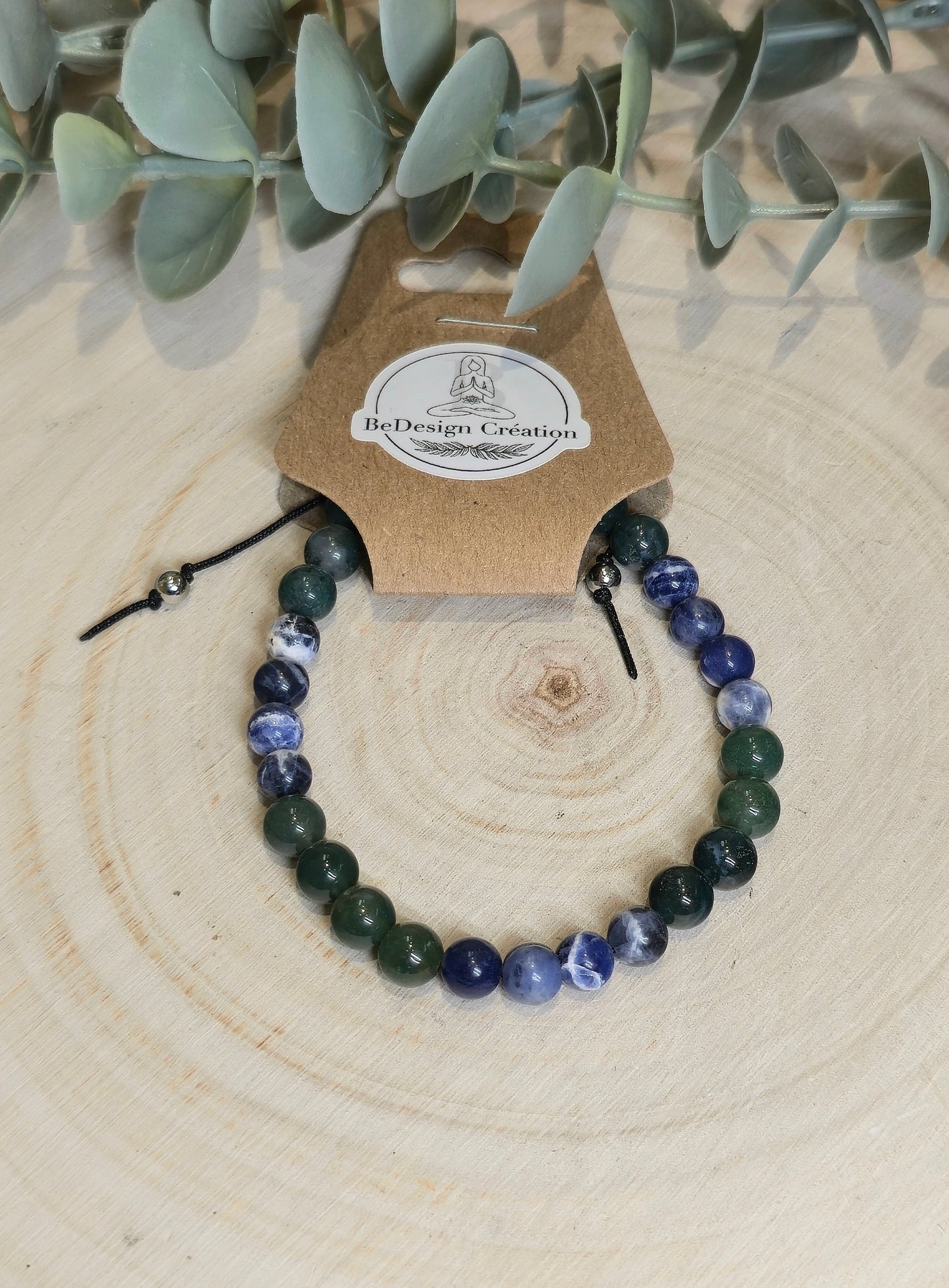 Bracelet avec pierres - création unique