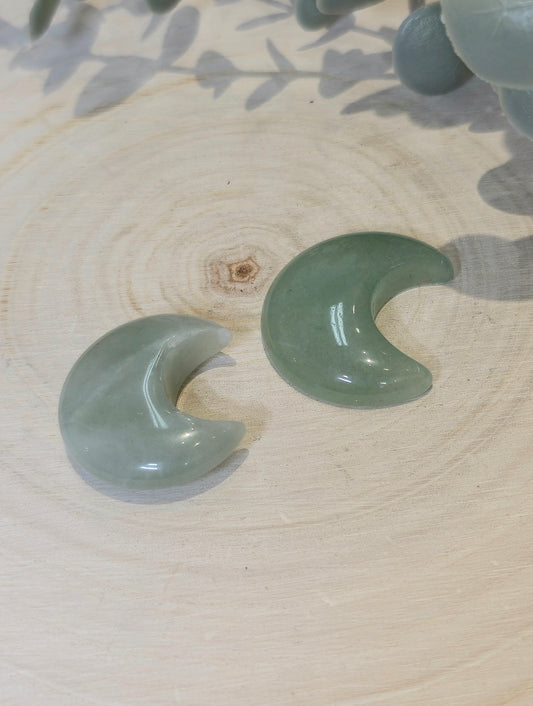 Lune en Aventurine verte