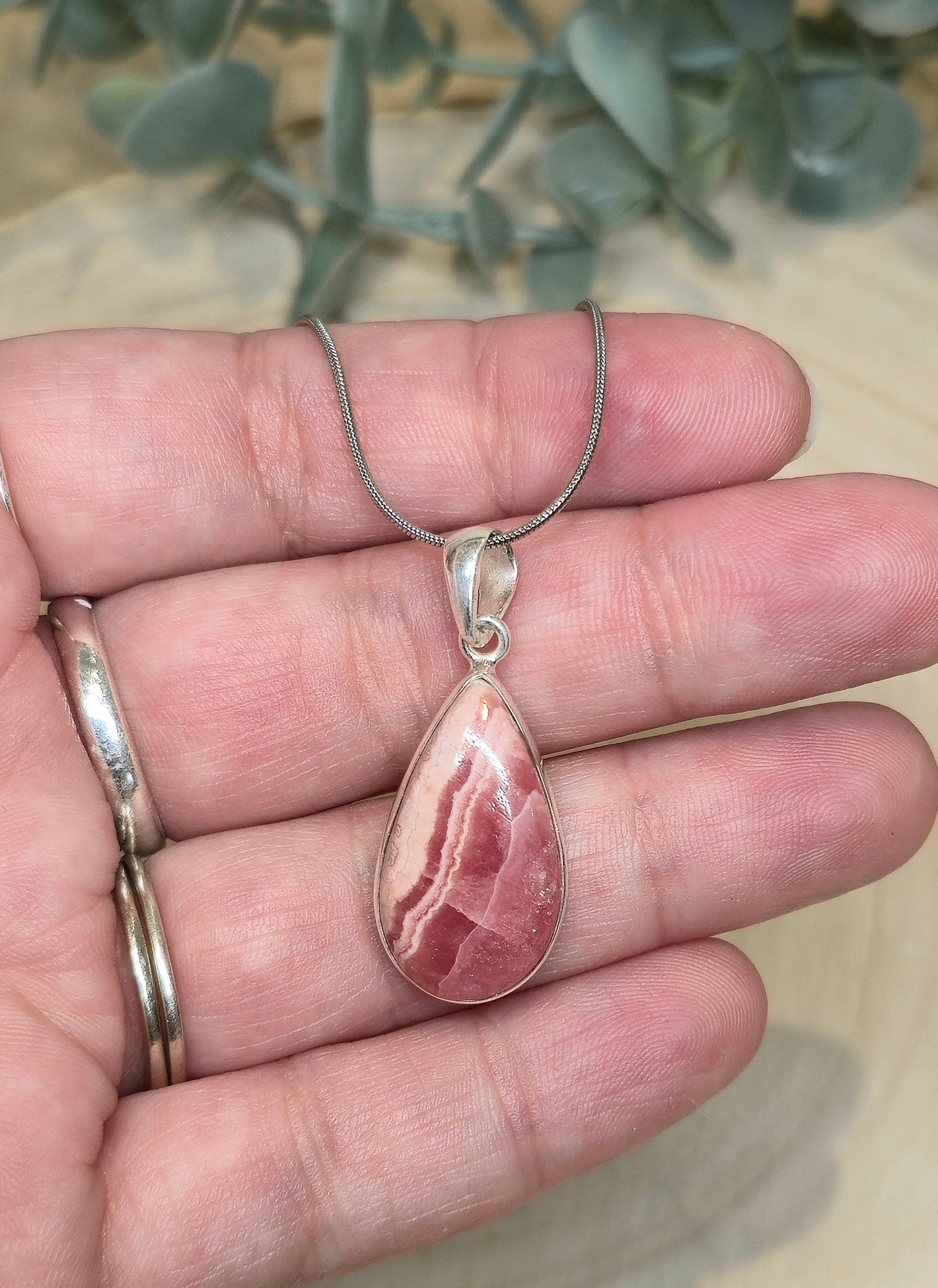 Collier Rhodochrosite