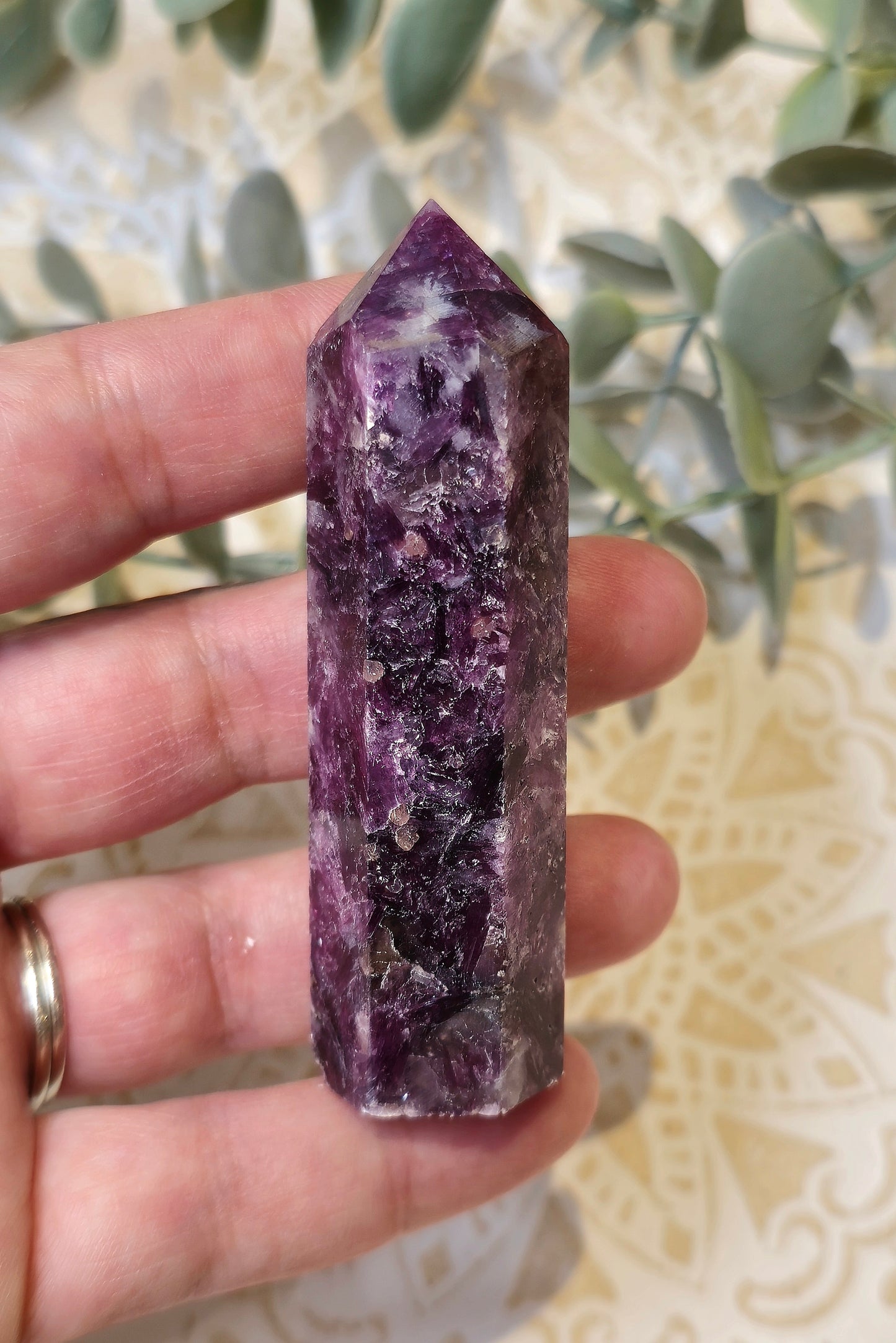 Pointe Mica mauve