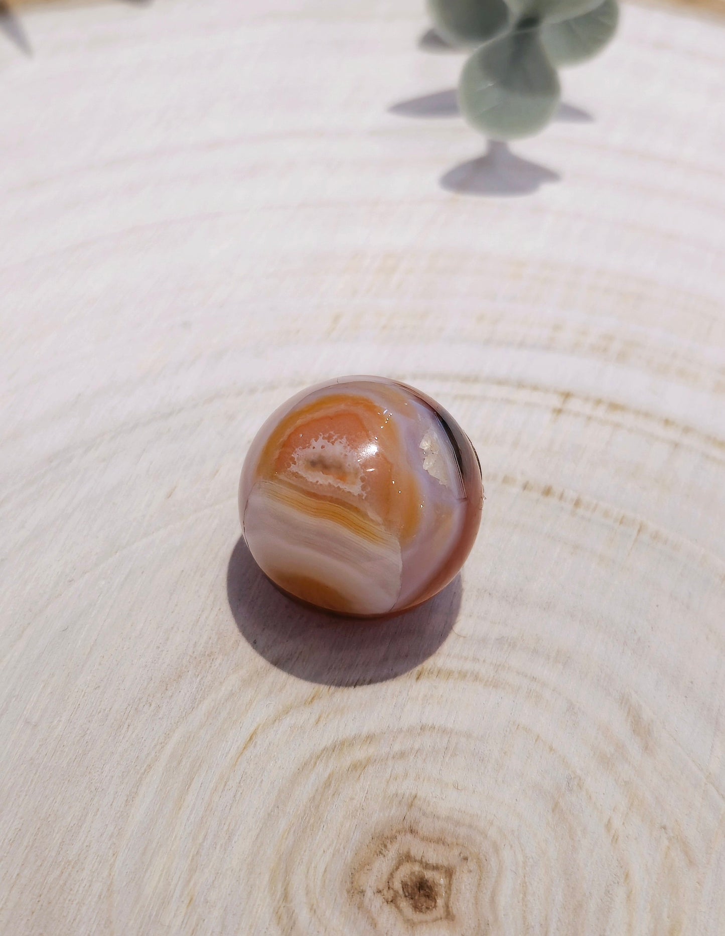 Sphère en Cornaline