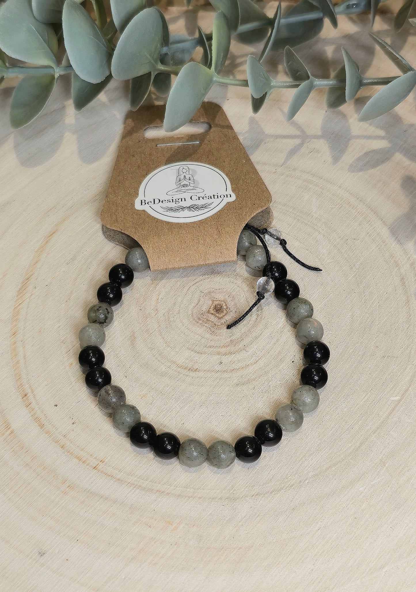 Bracelet avec pierres - création unique