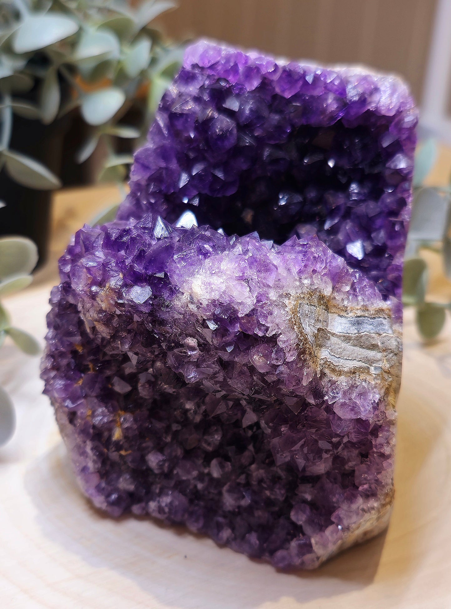 Base d’Améthyste géode
