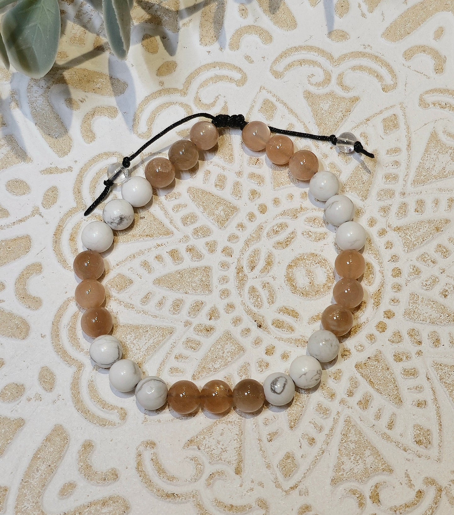 Bracelet avec pierres - création unique