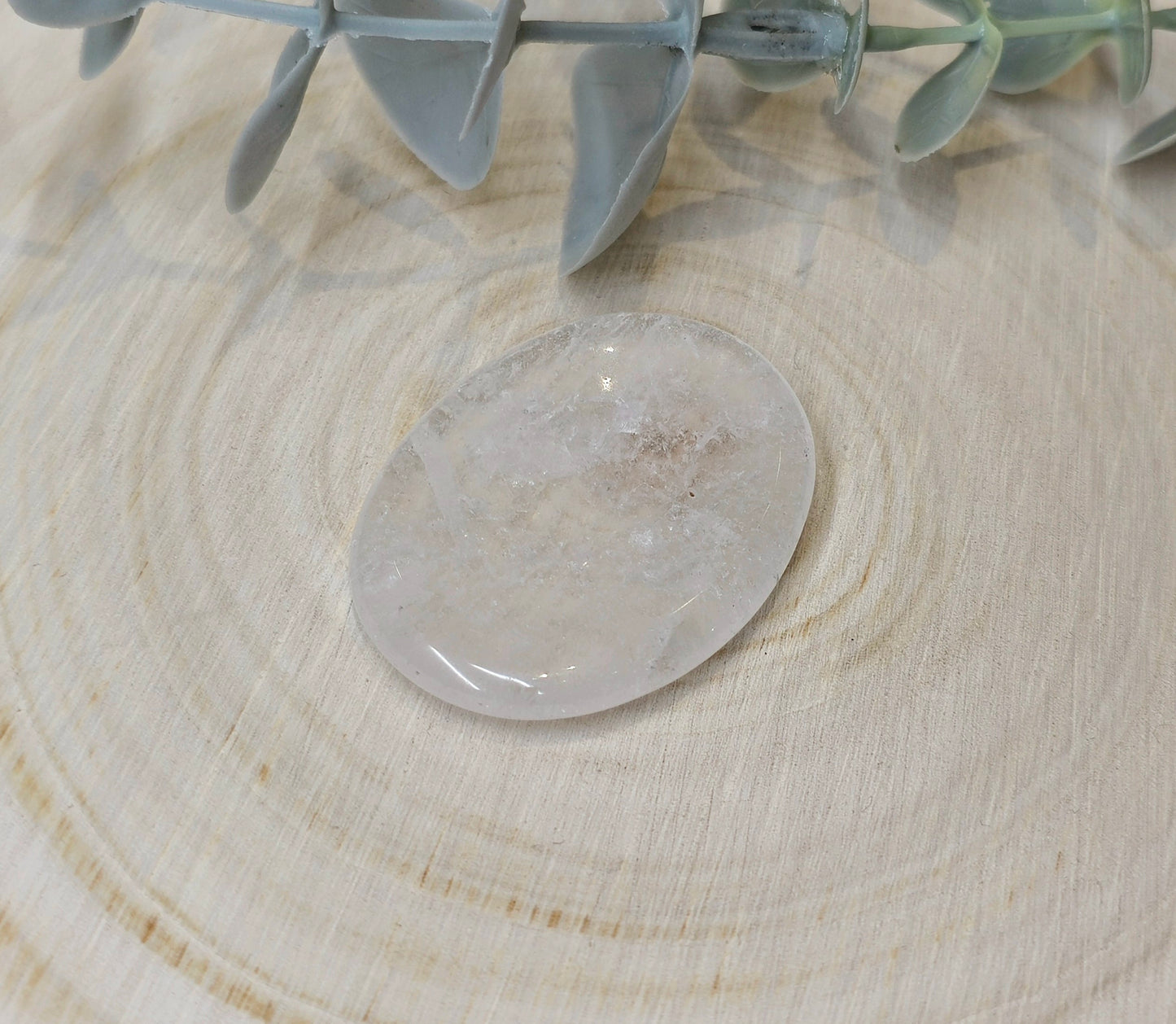 Quartz clair petite Worry stone