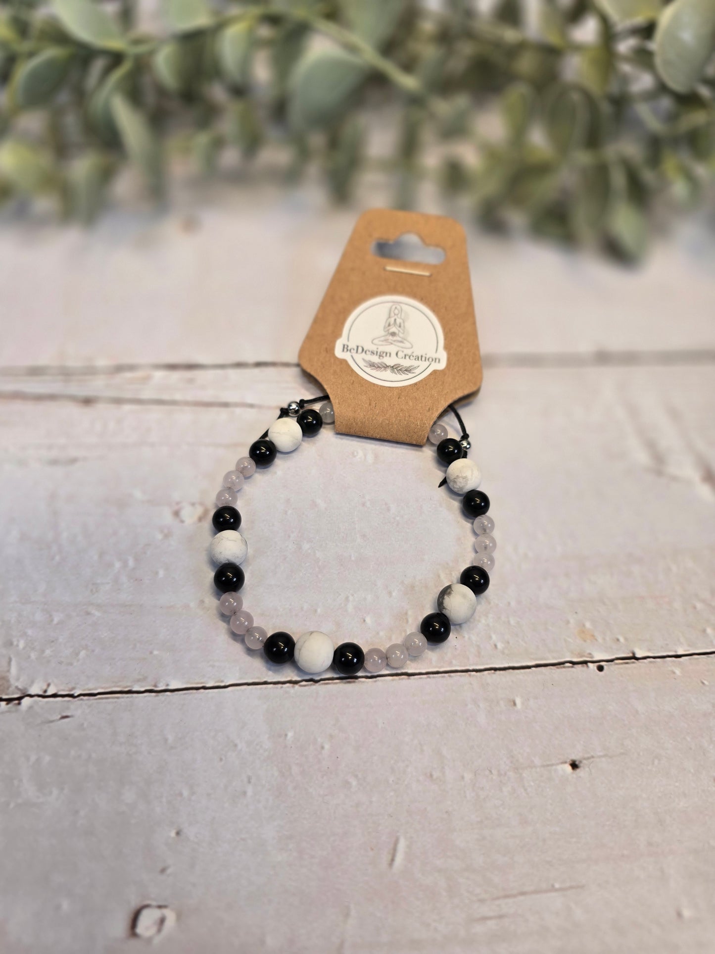 Bracelet avec pierres - création unique