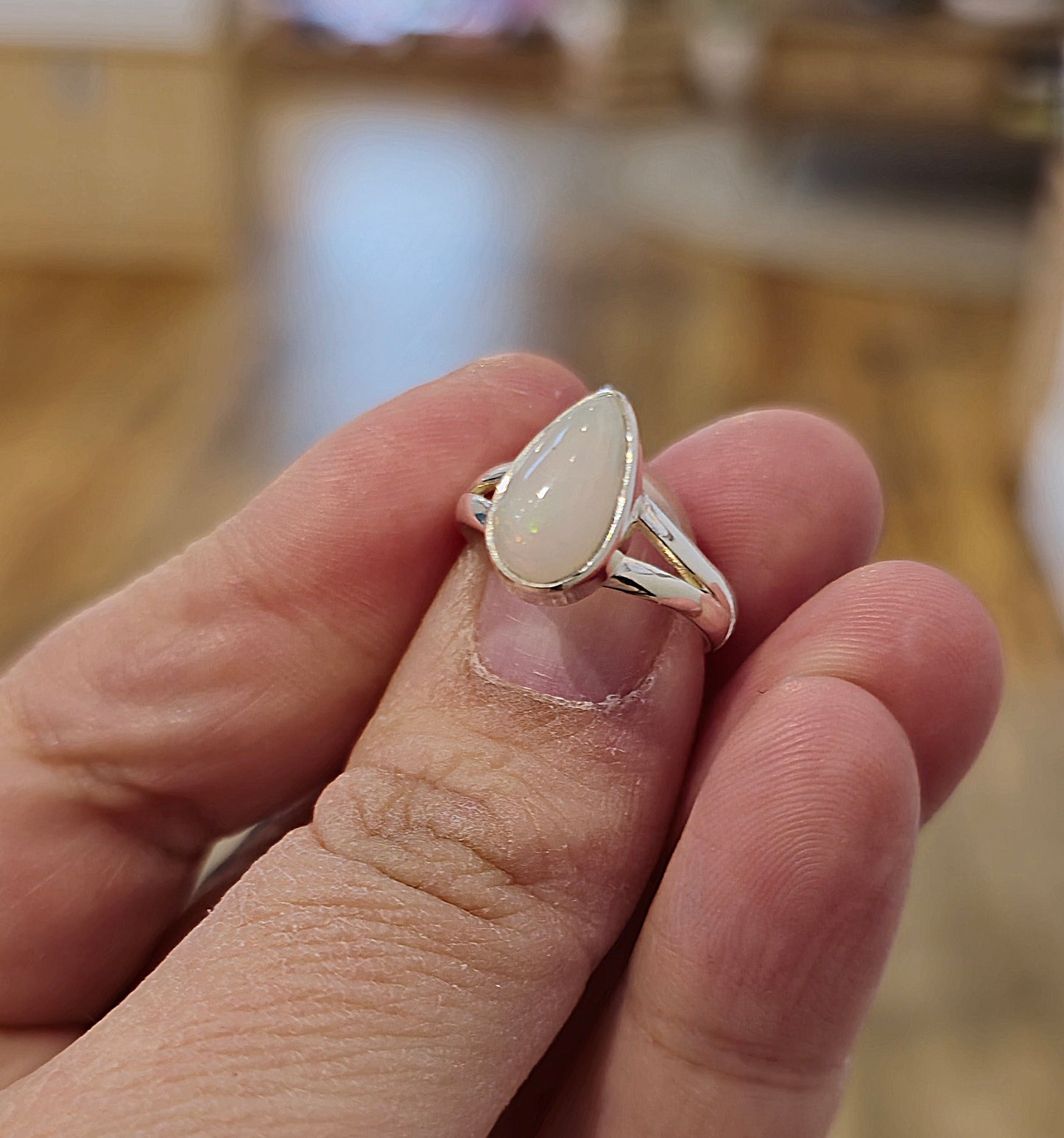 Bague Opale d'Éthiopie