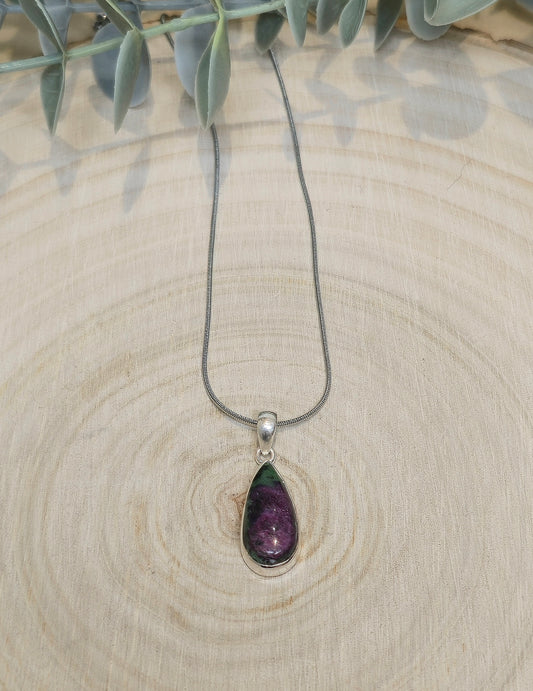 Collier Rubis Zoïsite