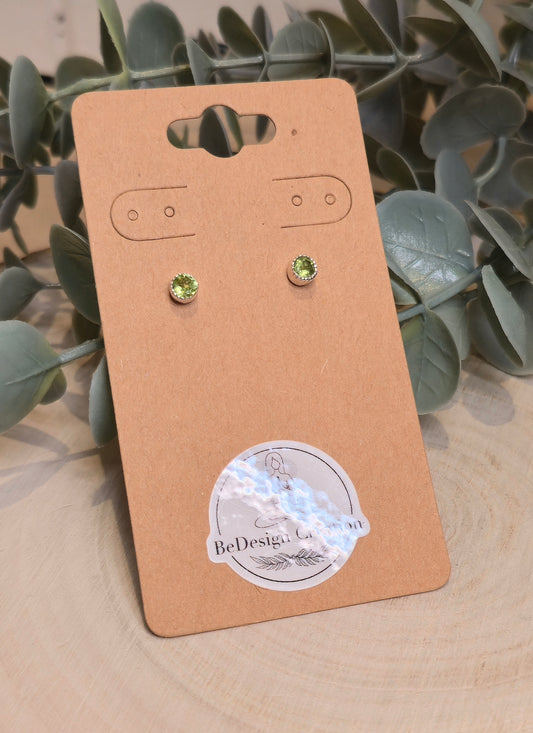 Boucles d'oreilles Péridot
