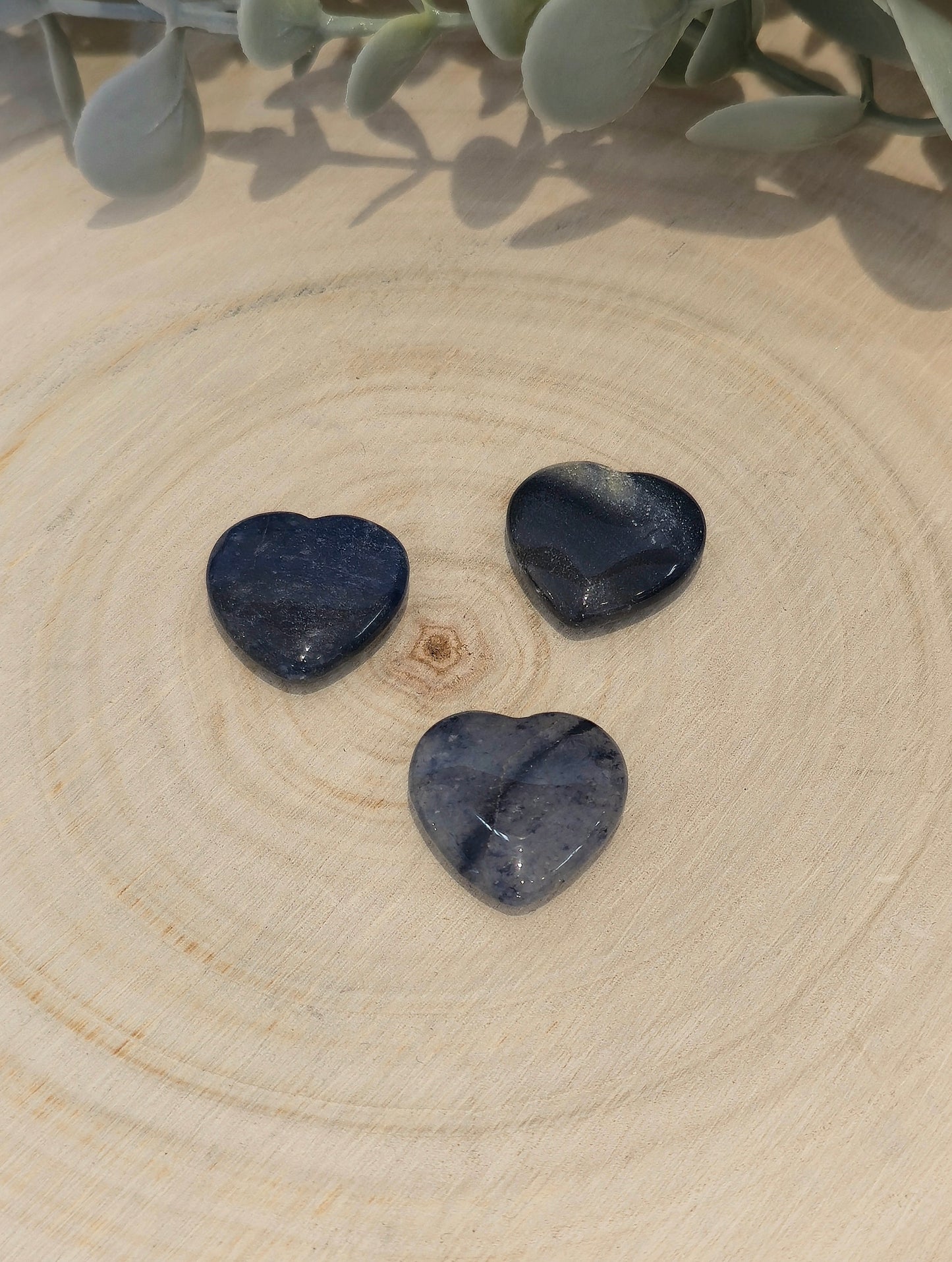 Coeur en Aventurine bleue