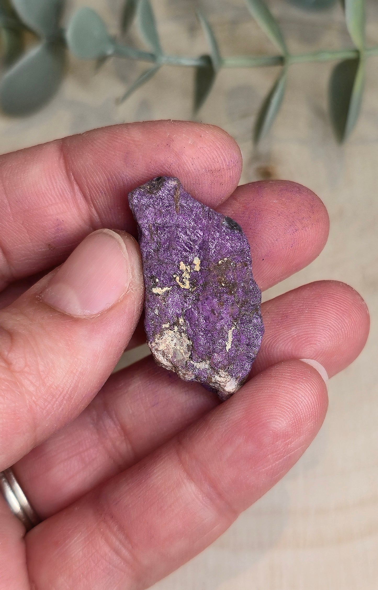 Purpurite brute du Brésil