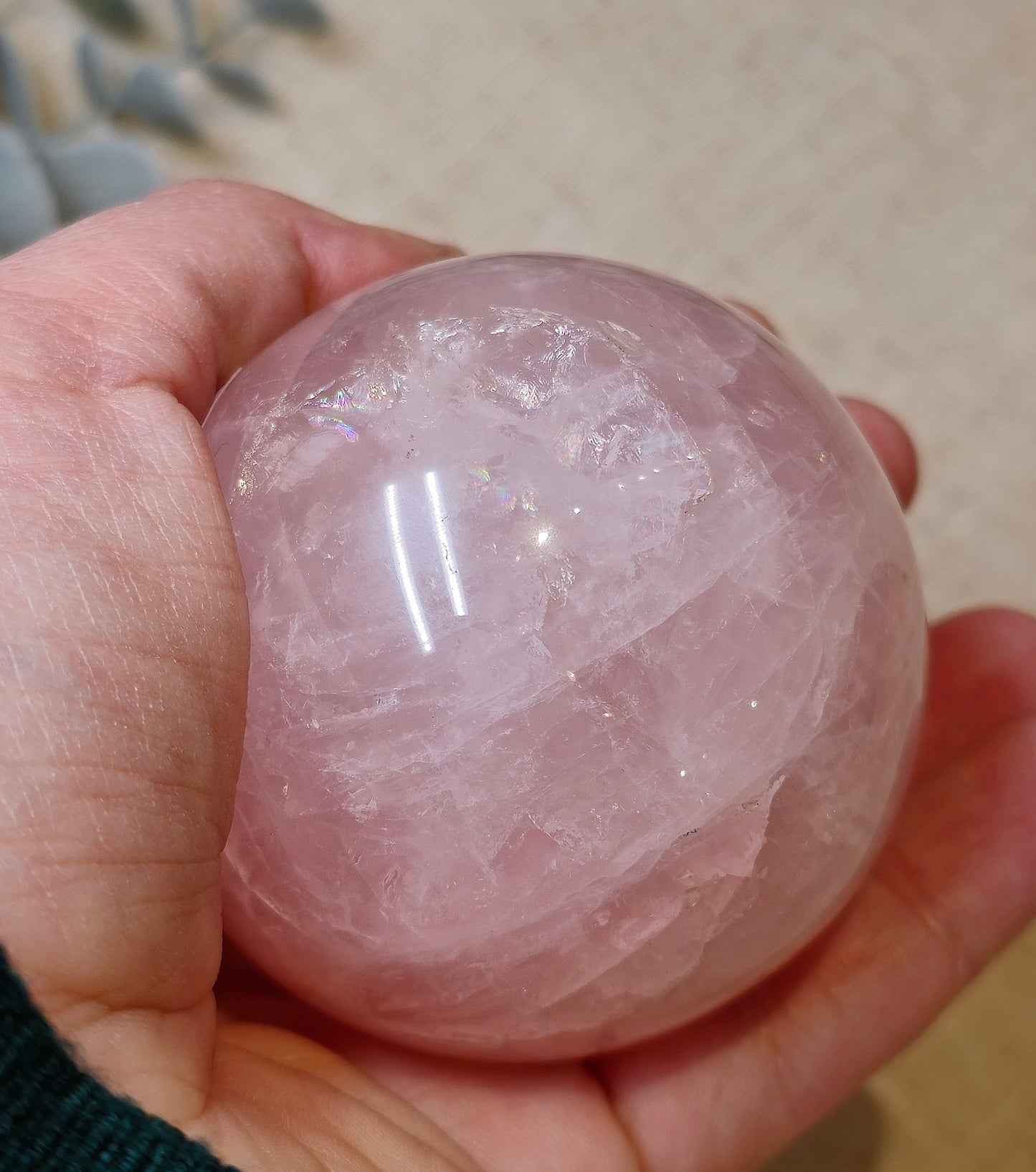 Sphère Quartz rose de Madagascar