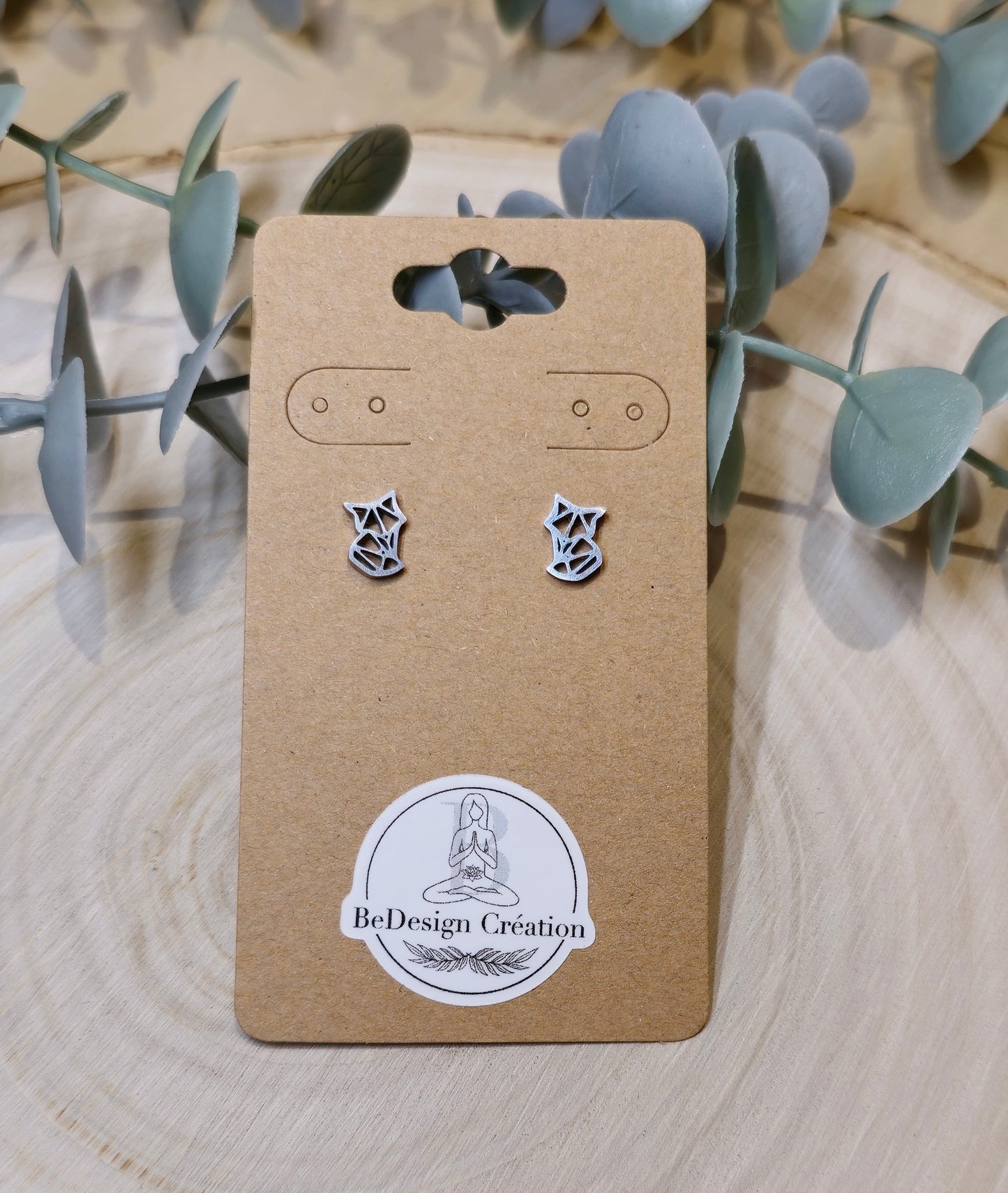 Boucles d’oreilles Renard