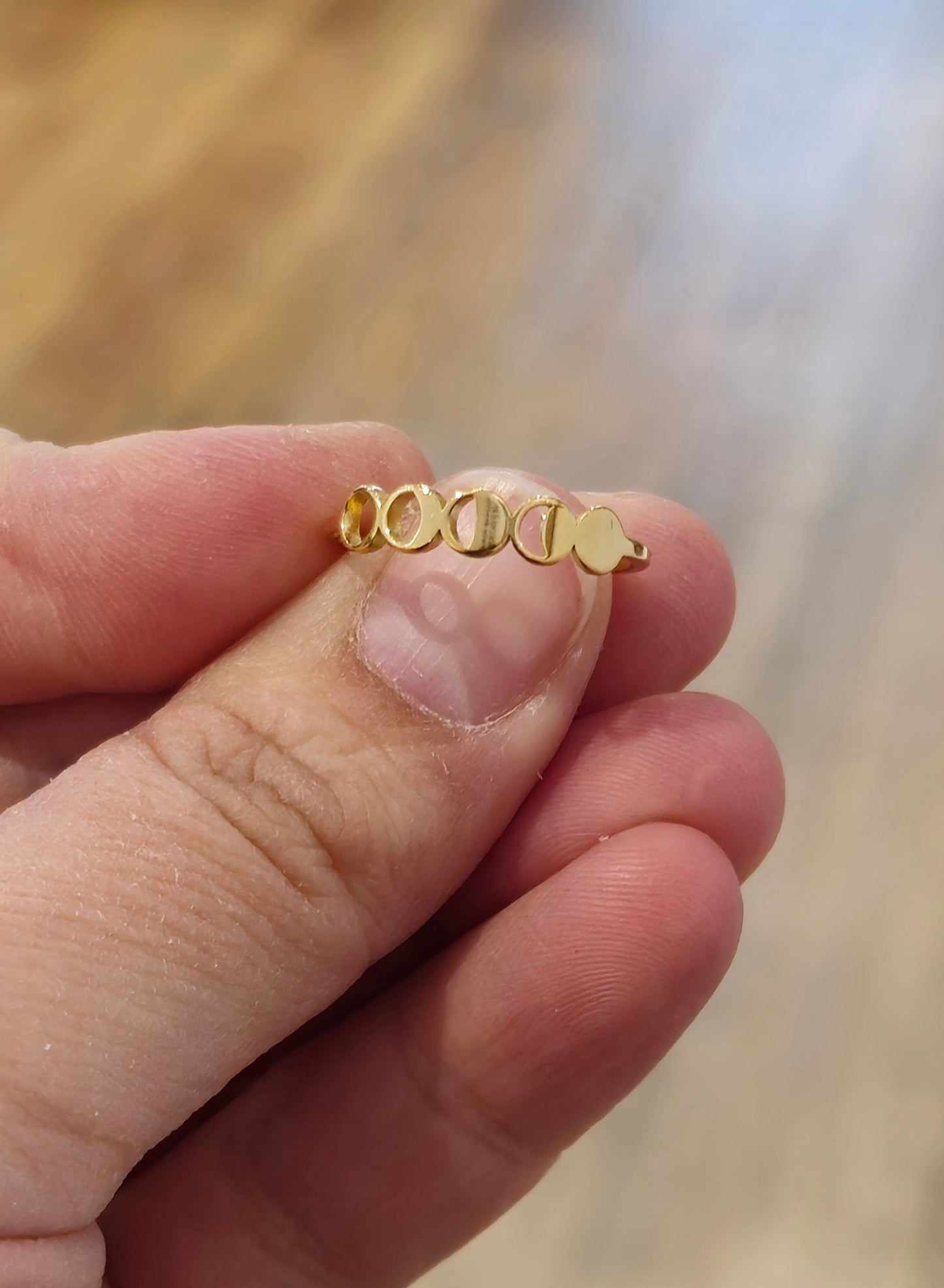 Bague Phase de lune gold