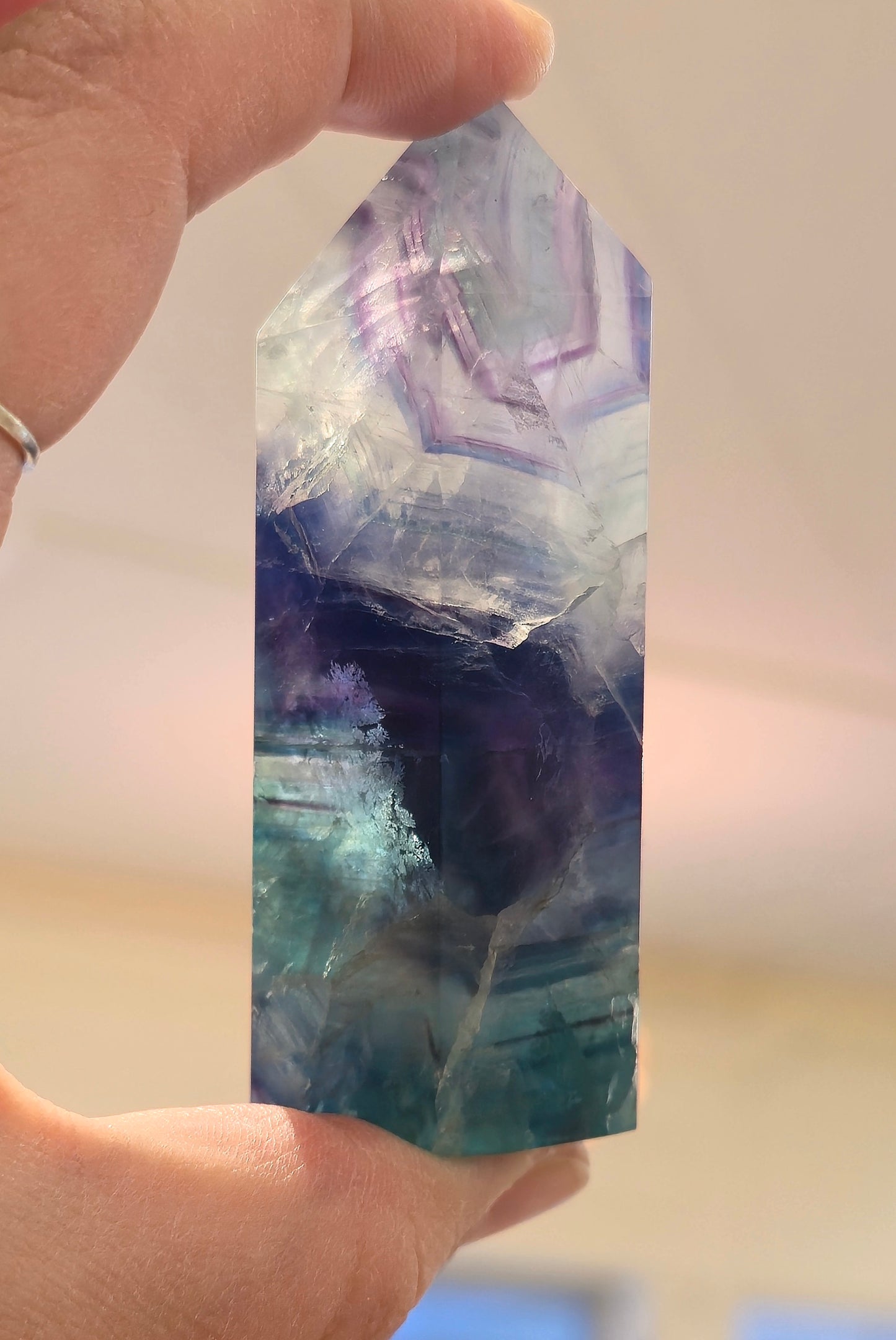 Pointe en Fluorite AA