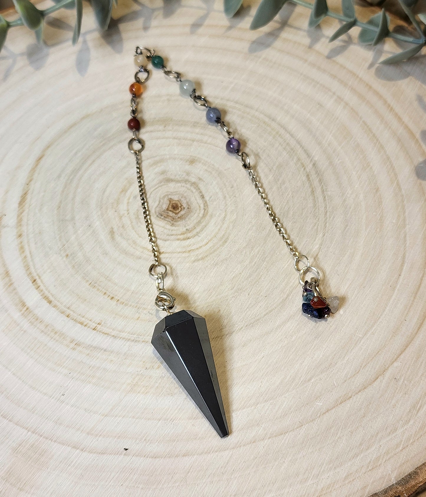 Pendule Hématite