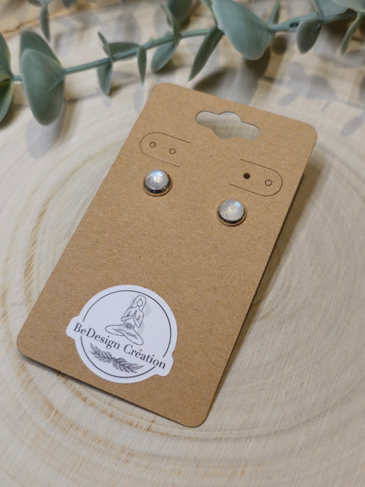 Boucles d’oreilles Pierre de lune
