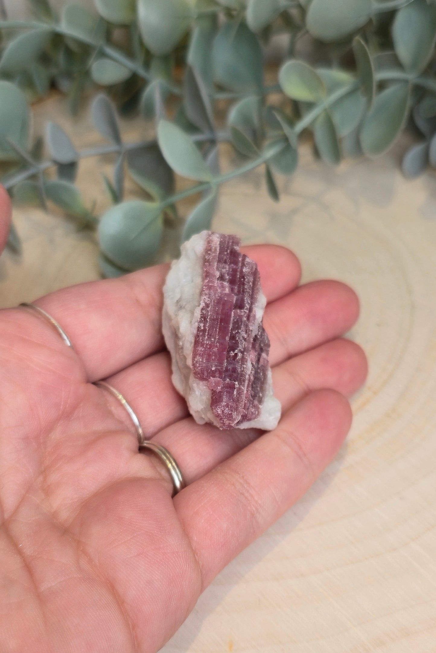 Tourmaline rose brute du Brésil