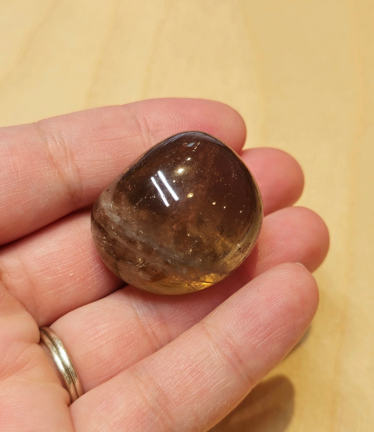 Quartz fumé barattée