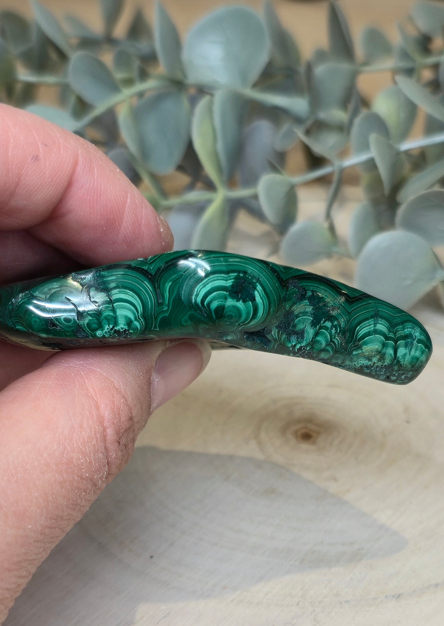 Freeform Malachite