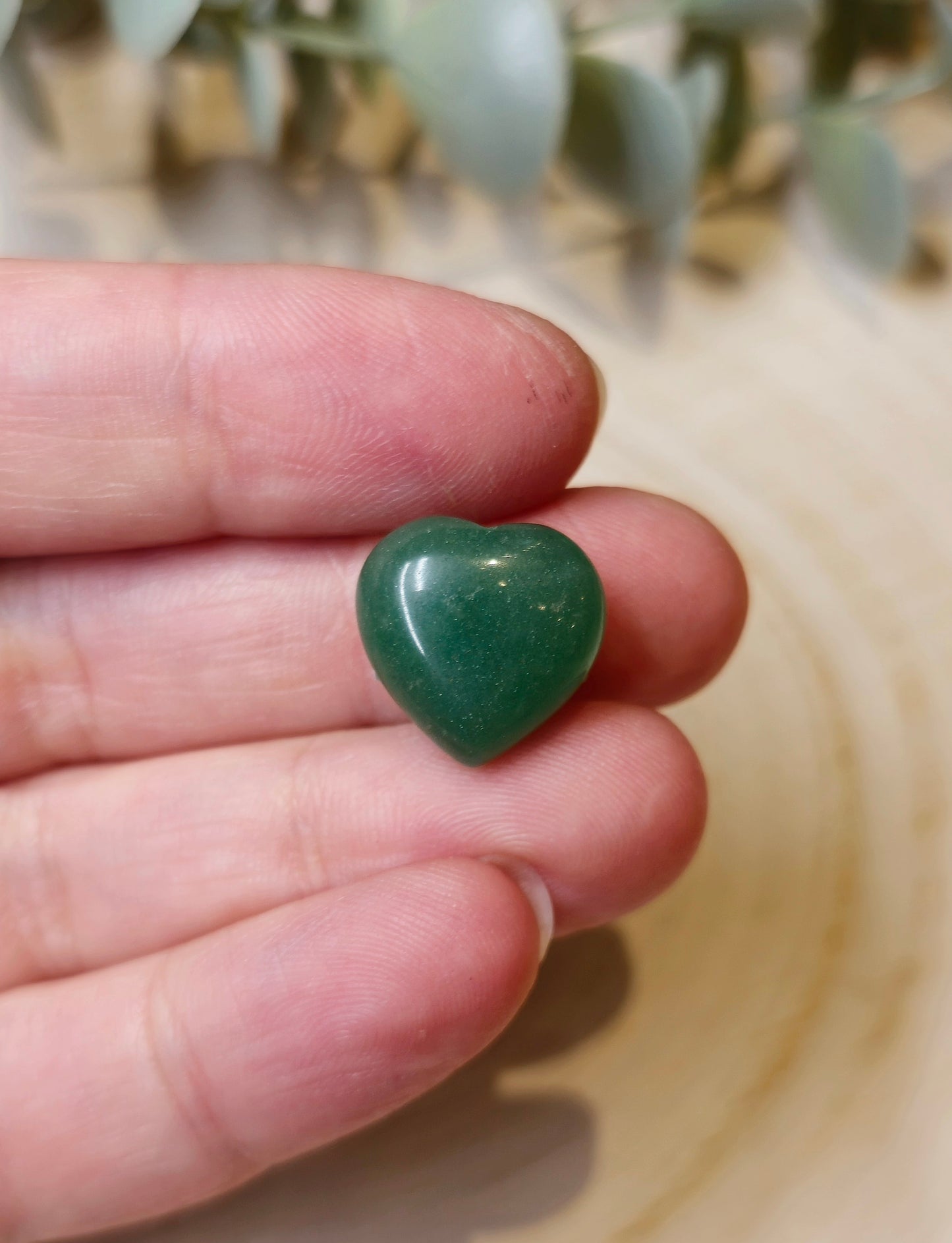 Mini Coeur en Aventurine verte