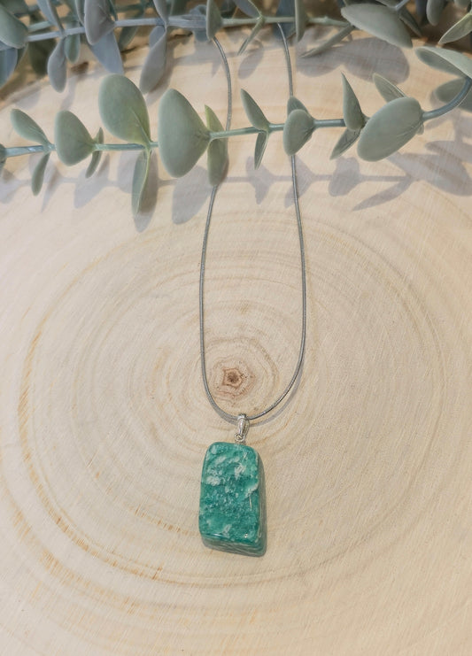 Collier Amazonite barattée