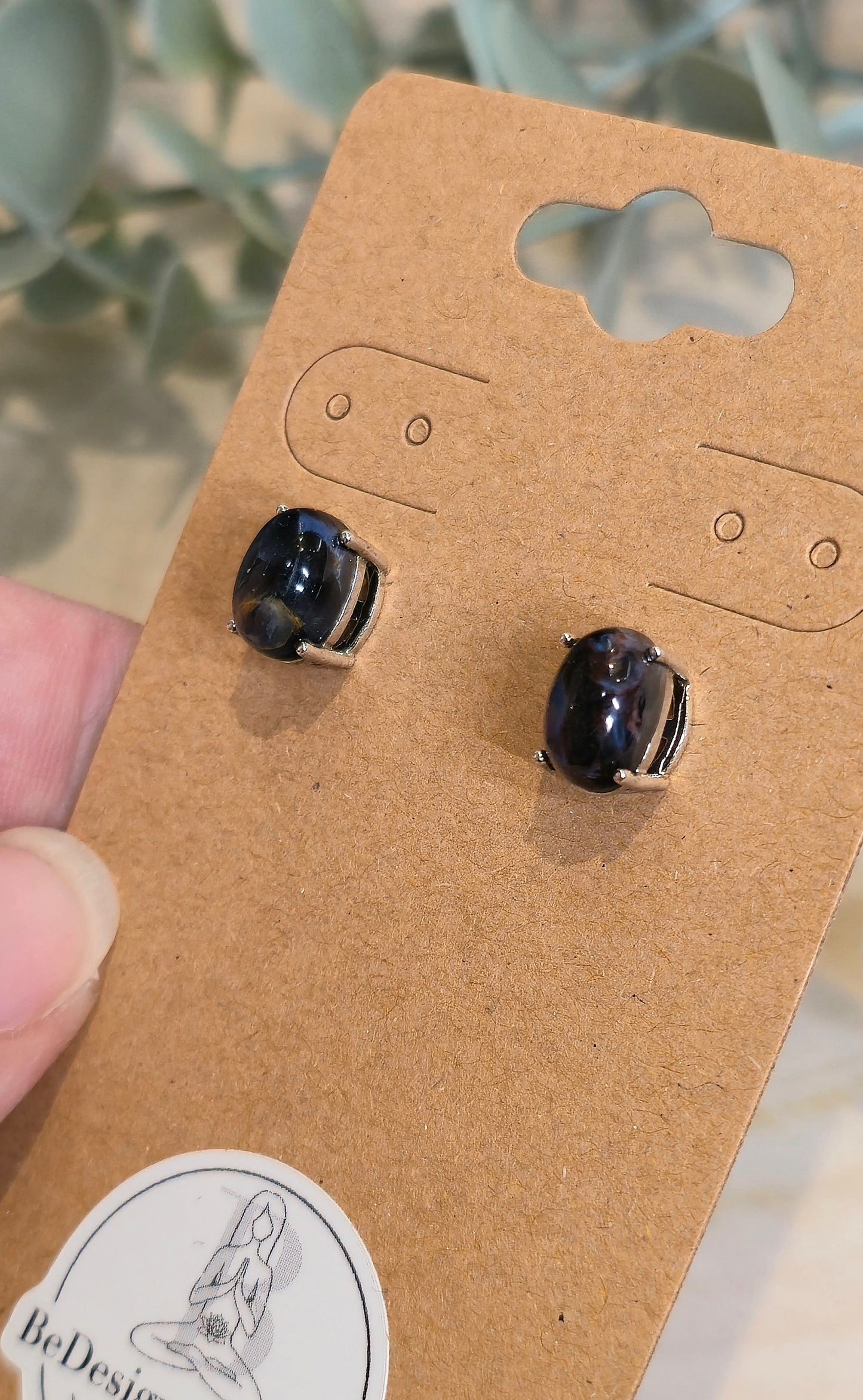 Boucles d’oreilles Pietersite