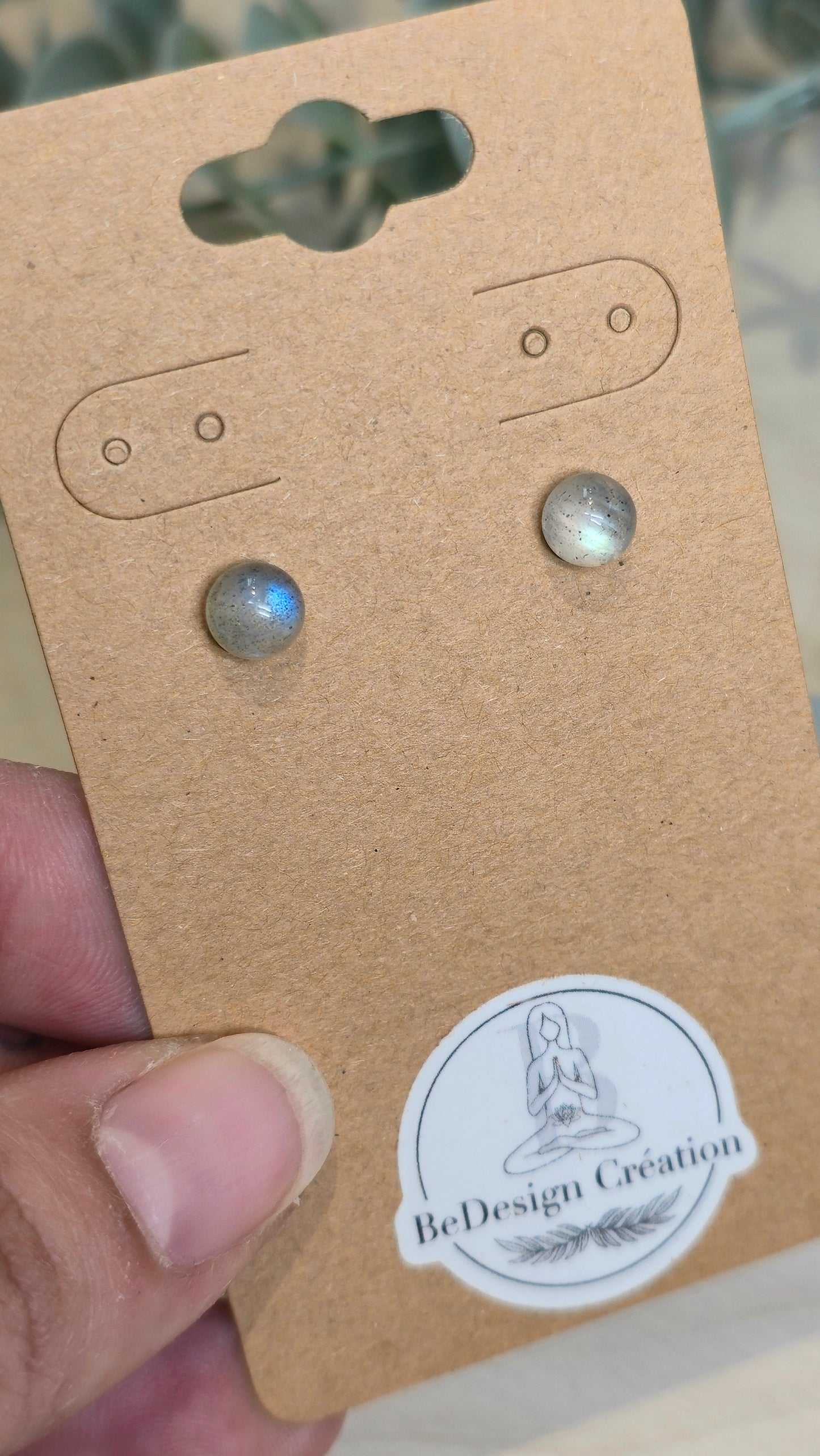 Boucles d’oreilles Labradorite