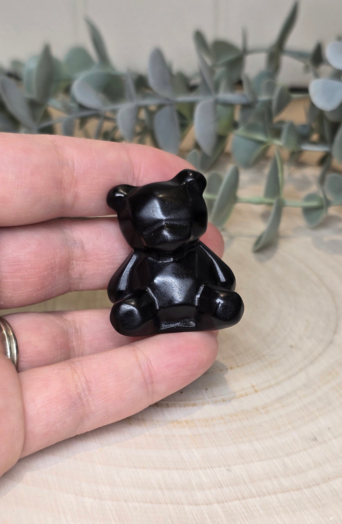 Ourson en Obsidienne