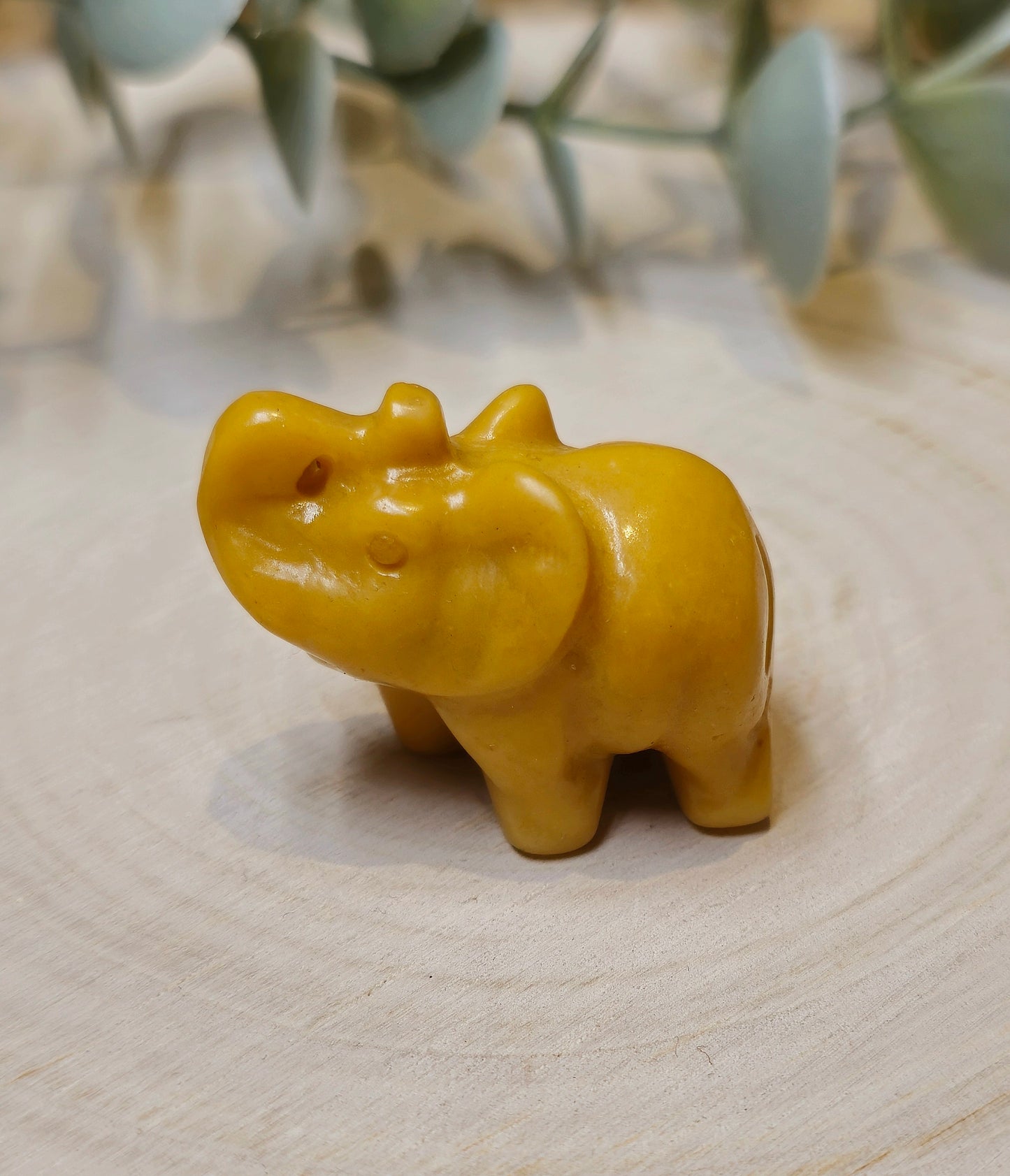 Éléphant Jaspe jaune