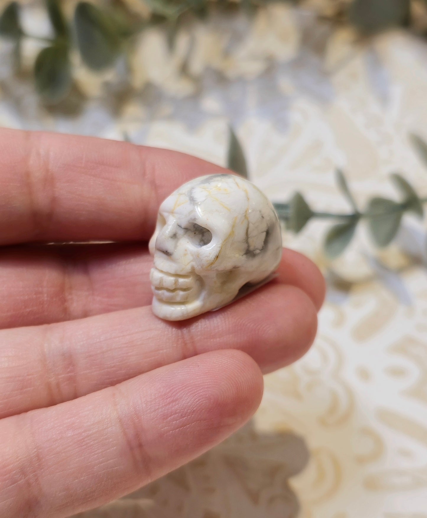 Mini Crâne en Howlite