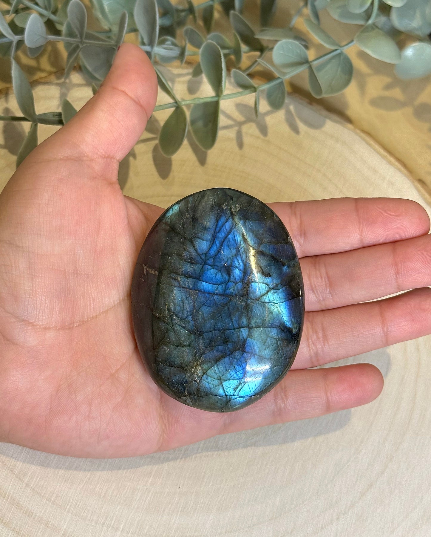 Pierre de paume en Labradorite