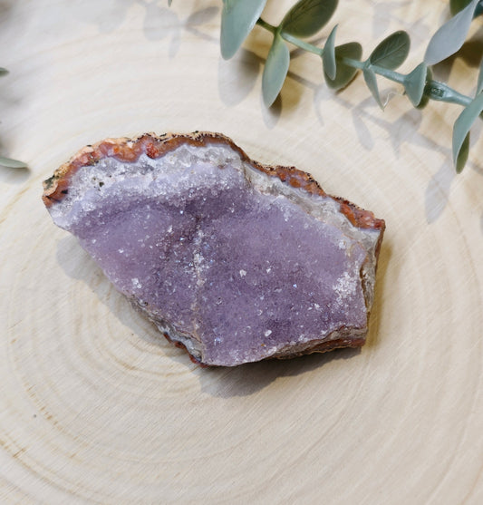 Base géode en Améthyste pâle