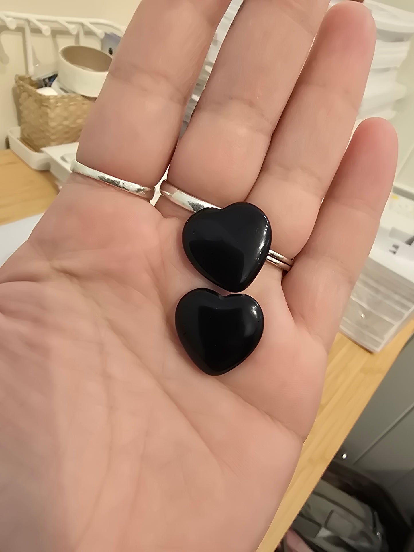 Coeur en Obsidienne