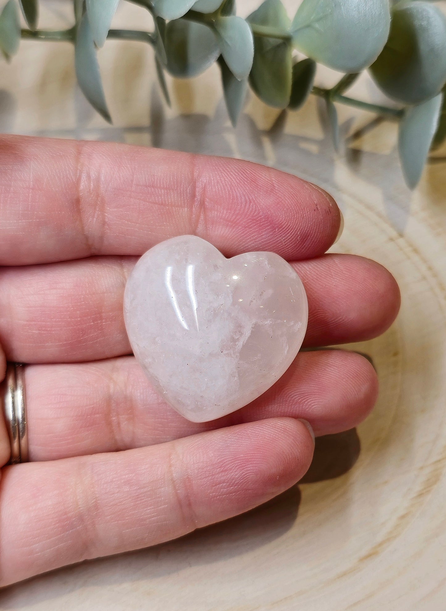 Coeur en Quartz clair