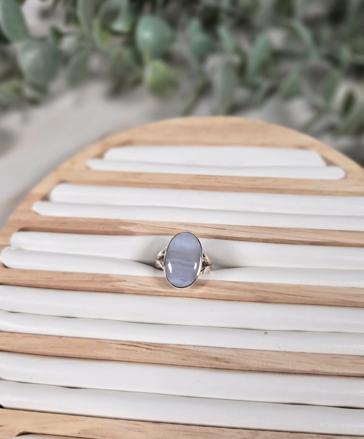 Bague Agate dentelle
