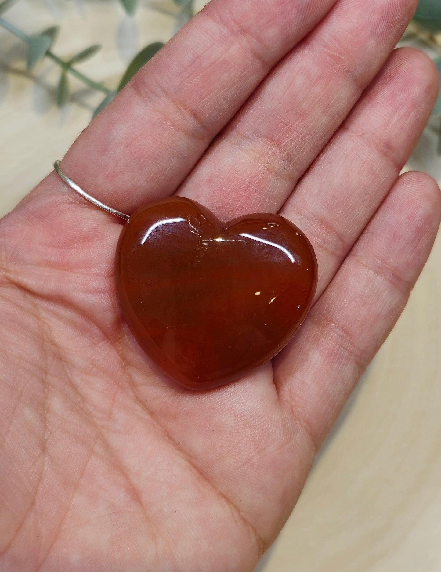 Coeur en Cornaline