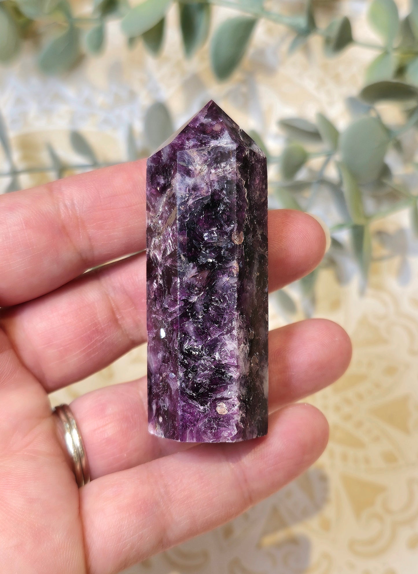 Pointe Mica mauve