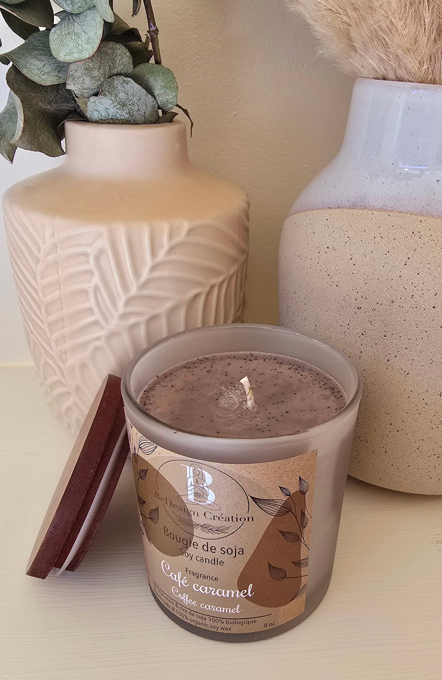 Bougie de soja - Café caramel