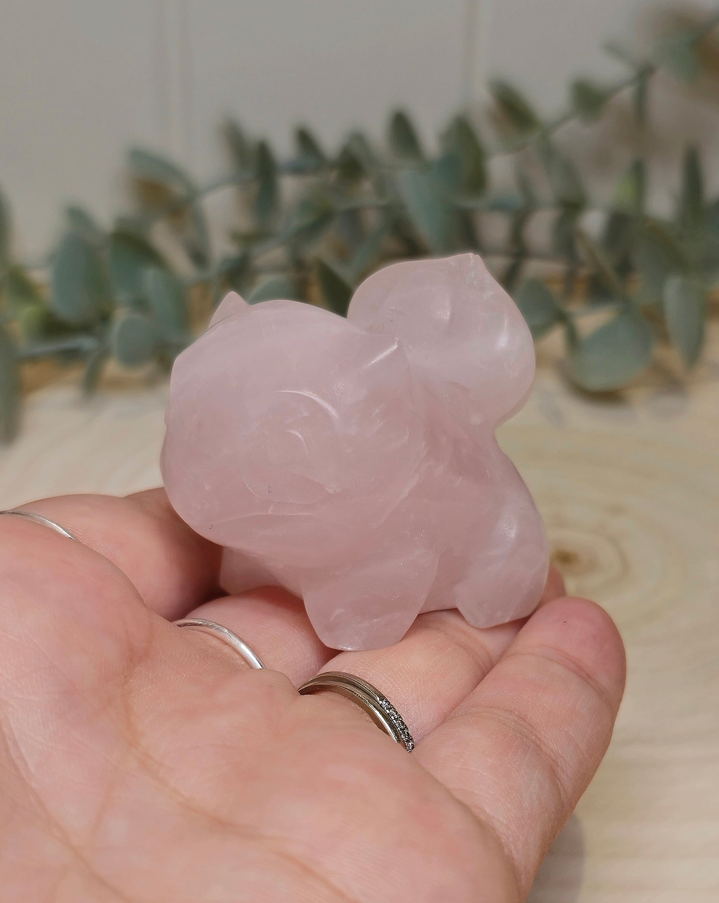 Bulbasaur Quartz rose