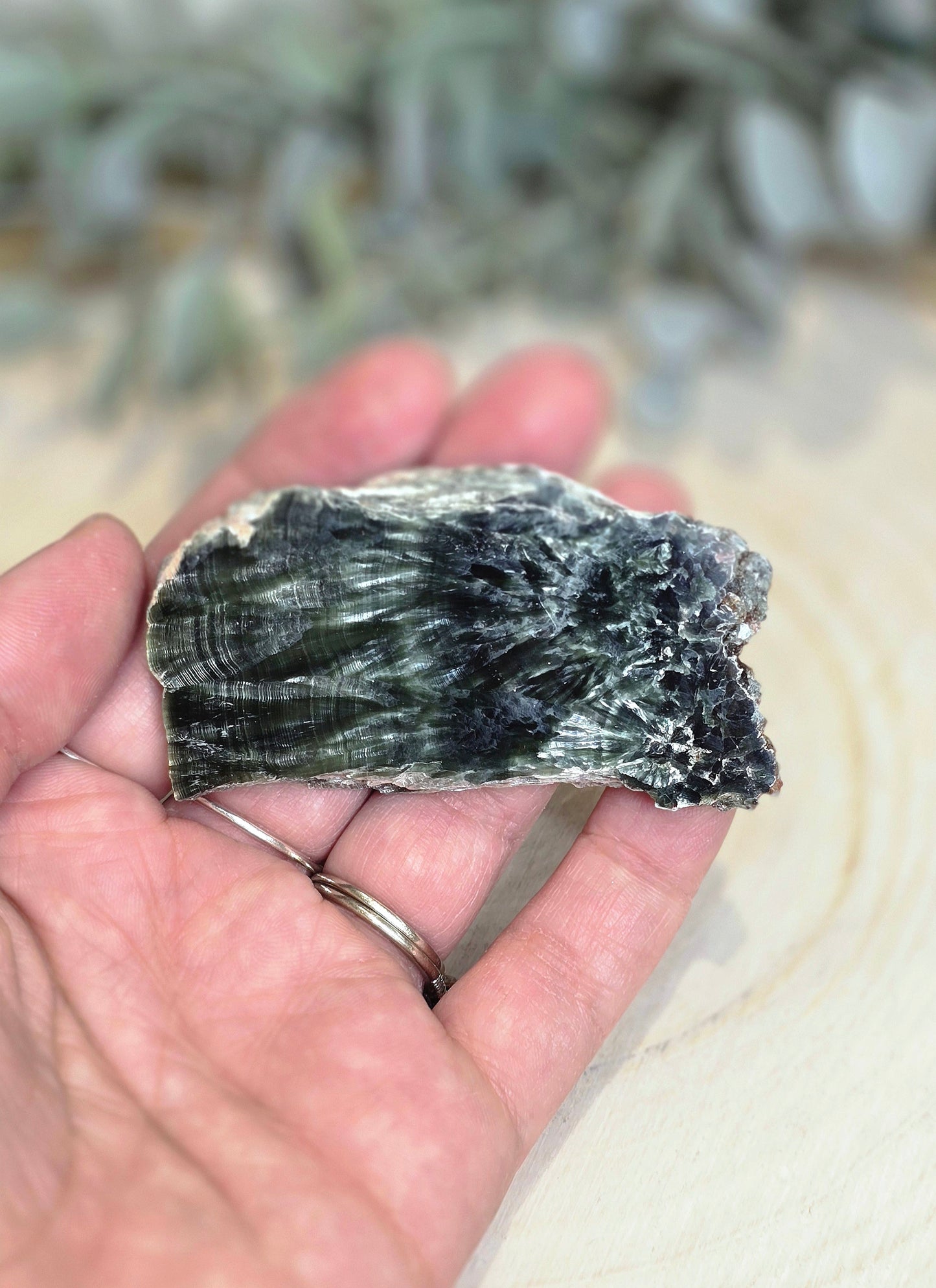 Tranche de Séraphinite de Russie