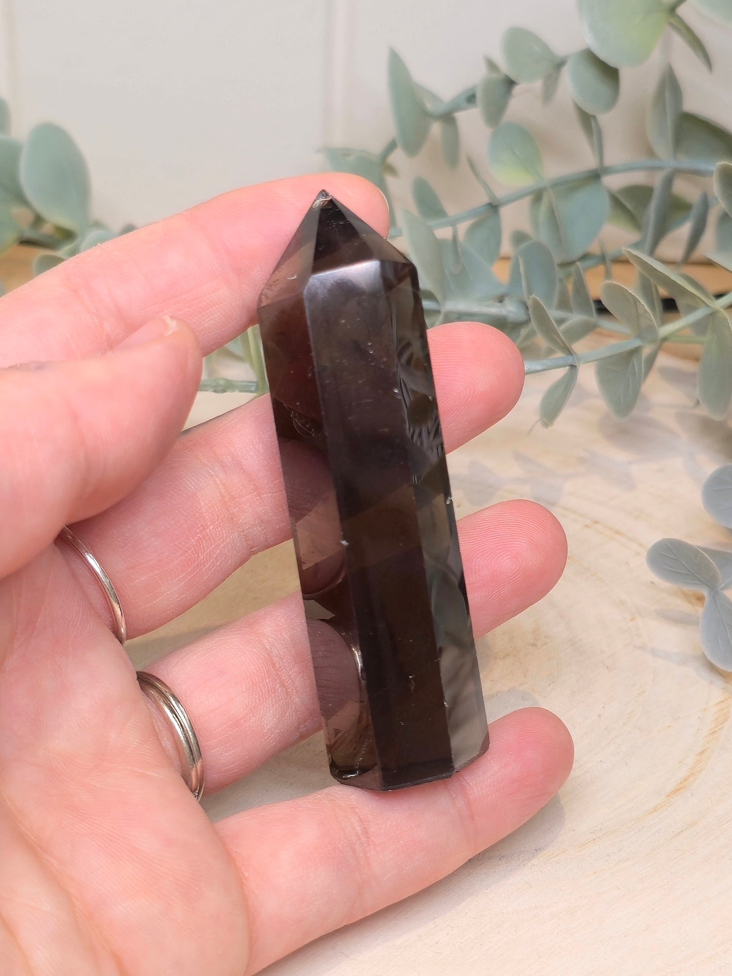 Pointe en Quartz fumé