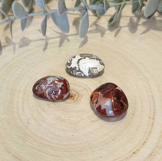 Agate mexicaine barattée