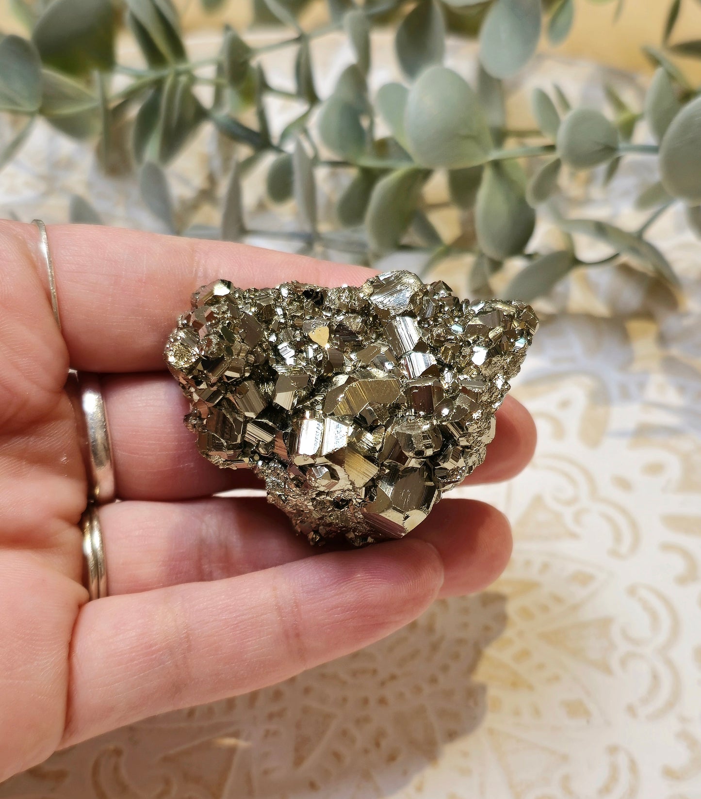 Pyrite brute du Pérou