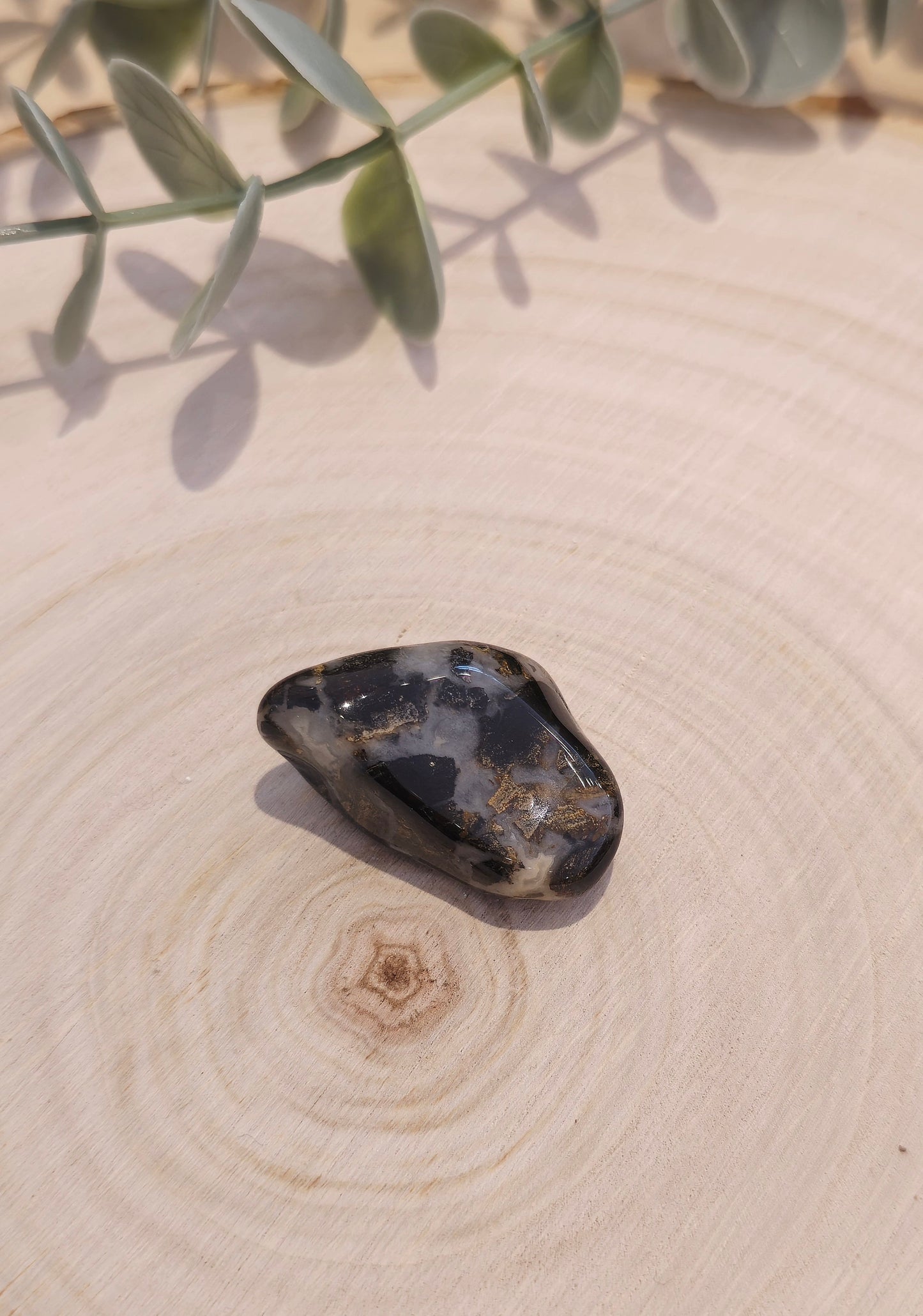 Sardonyx noir barattée