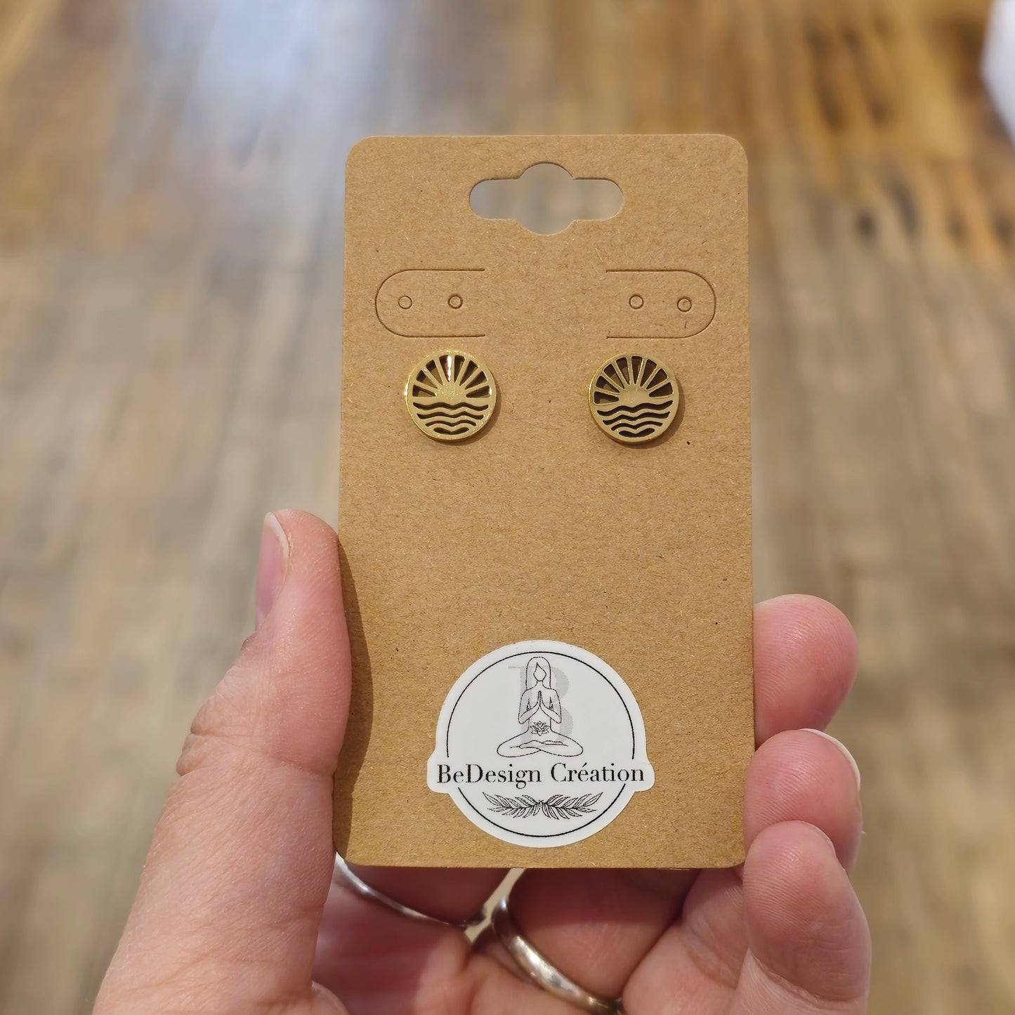Boucles d’oreilles Lever de soleil gold