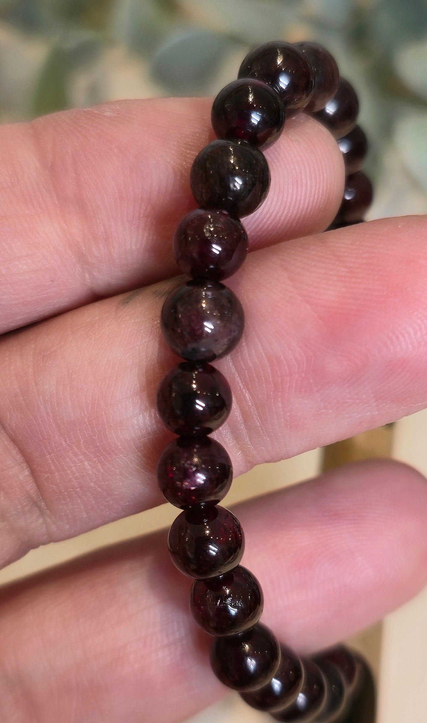 Bracelet Grenat 6mm