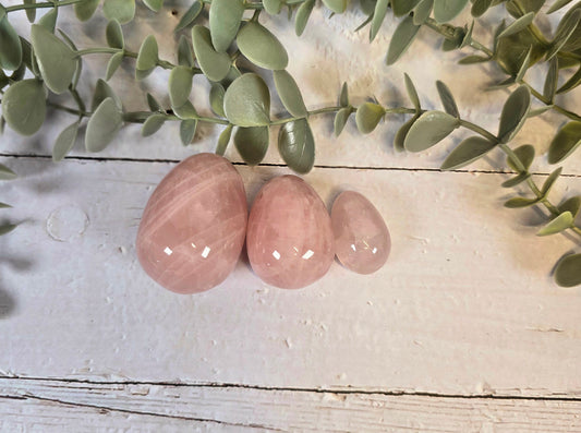 Oeuf de Yoni en Quartz rose