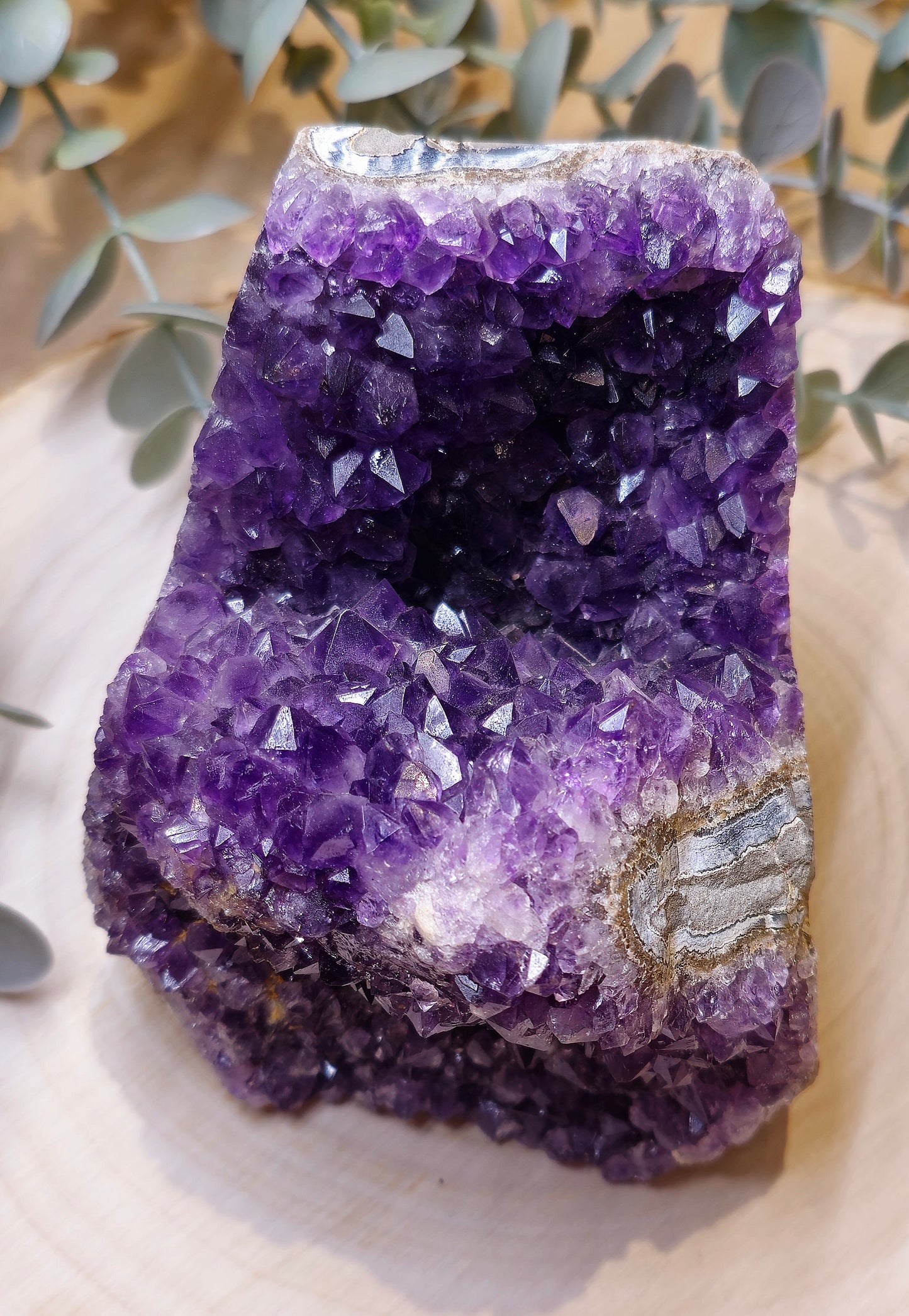 Base d’Améthyste géode